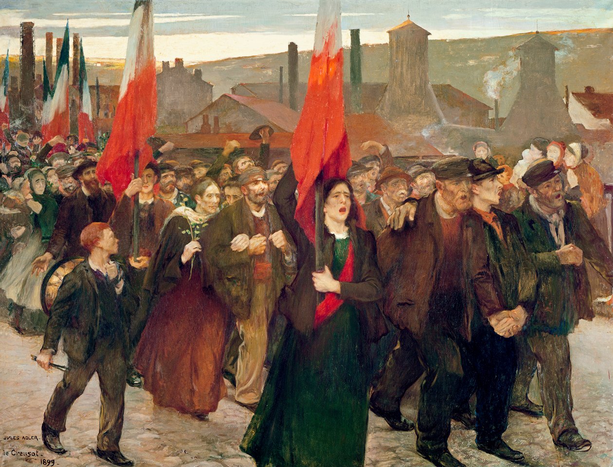 De Staking door Jules Adler