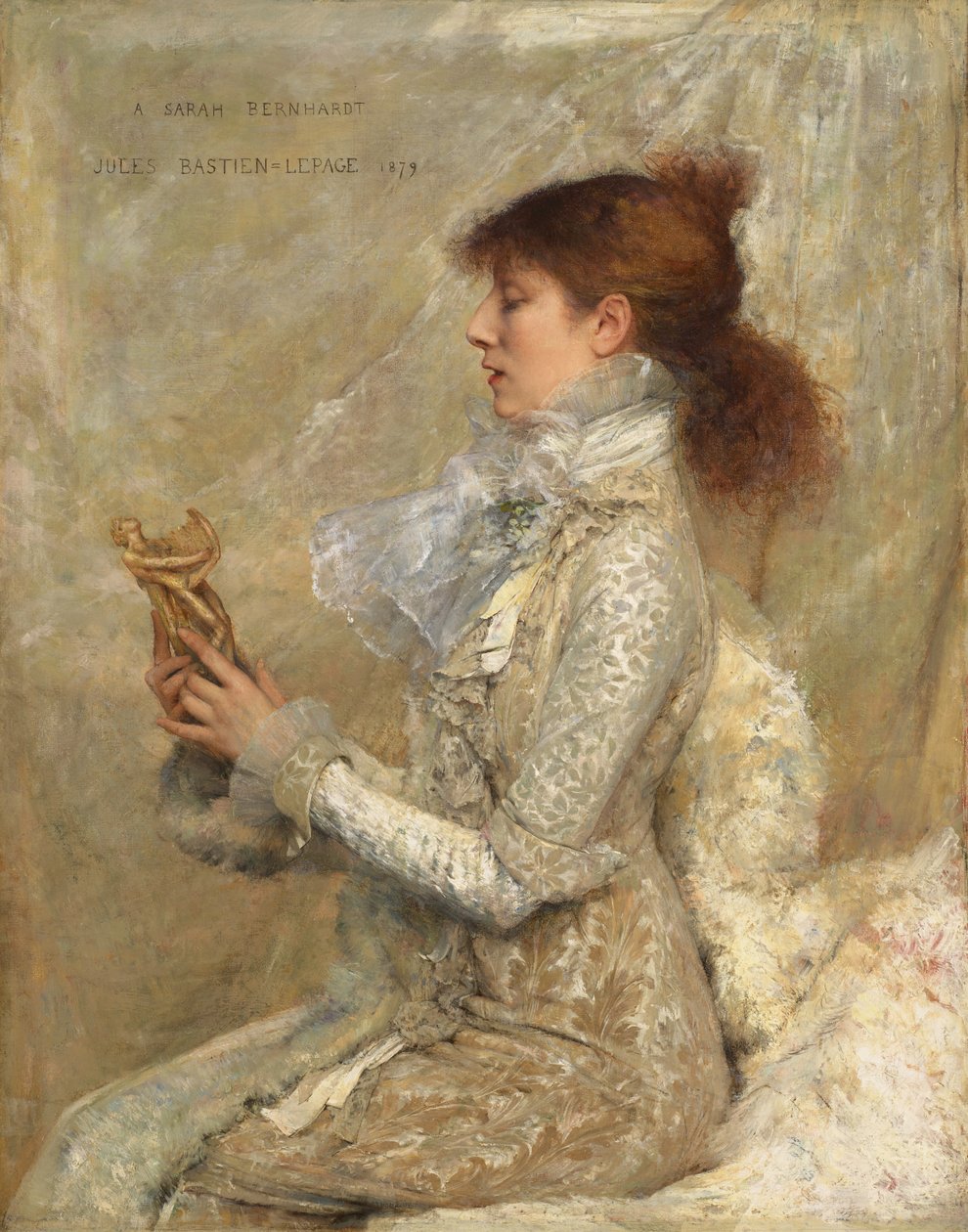 Portret van Sarah Bernhardt door Jules Bastien Lepage