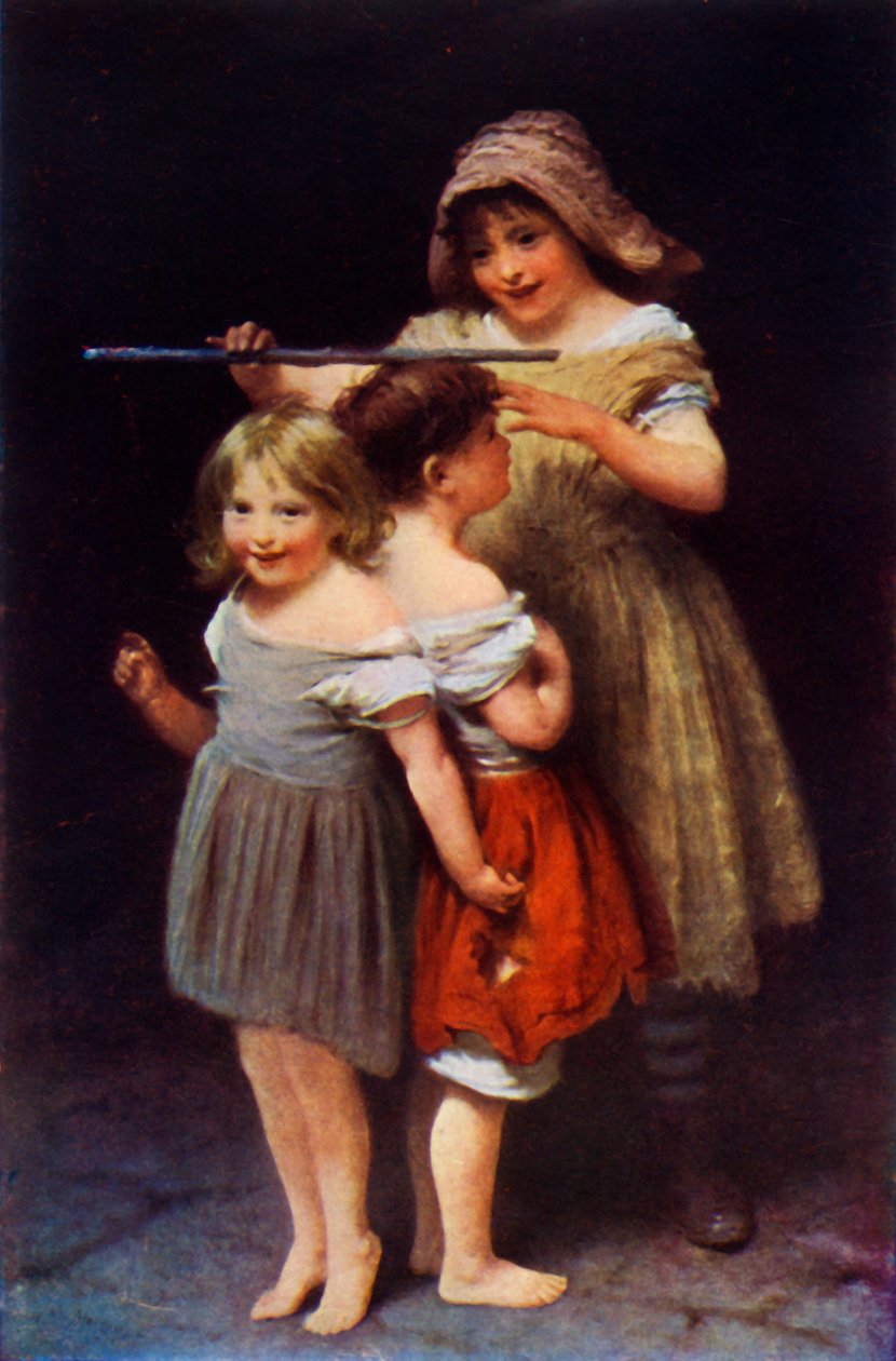 Dont Ee Tipty-Toe!, c1870, 1936 door Jules Breton