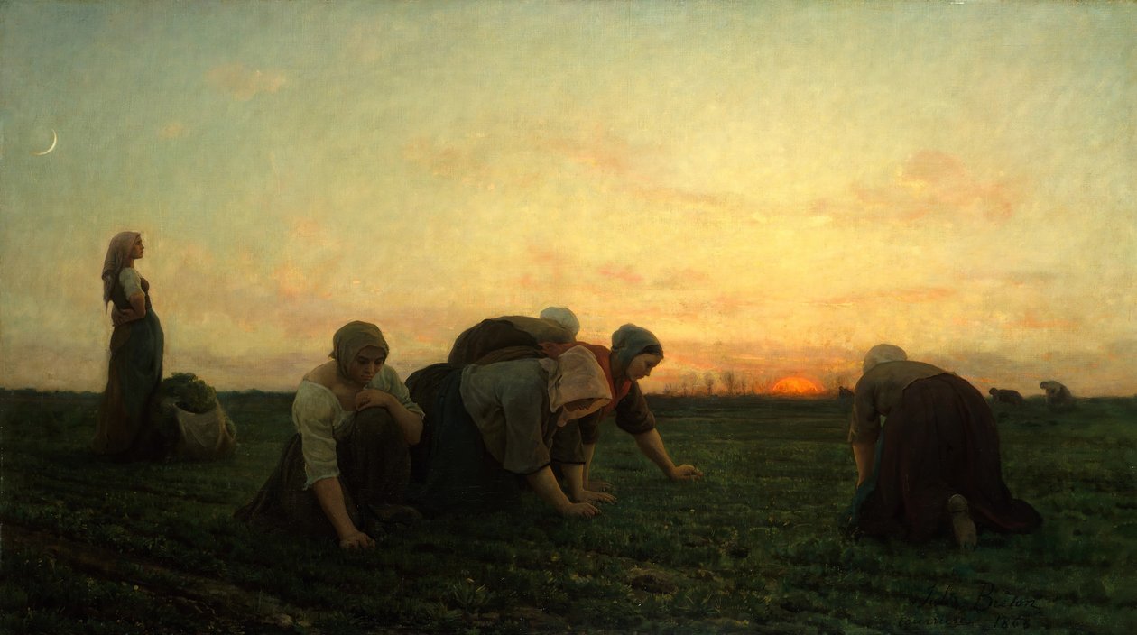 De Wieden, 1868 door Jules Breton