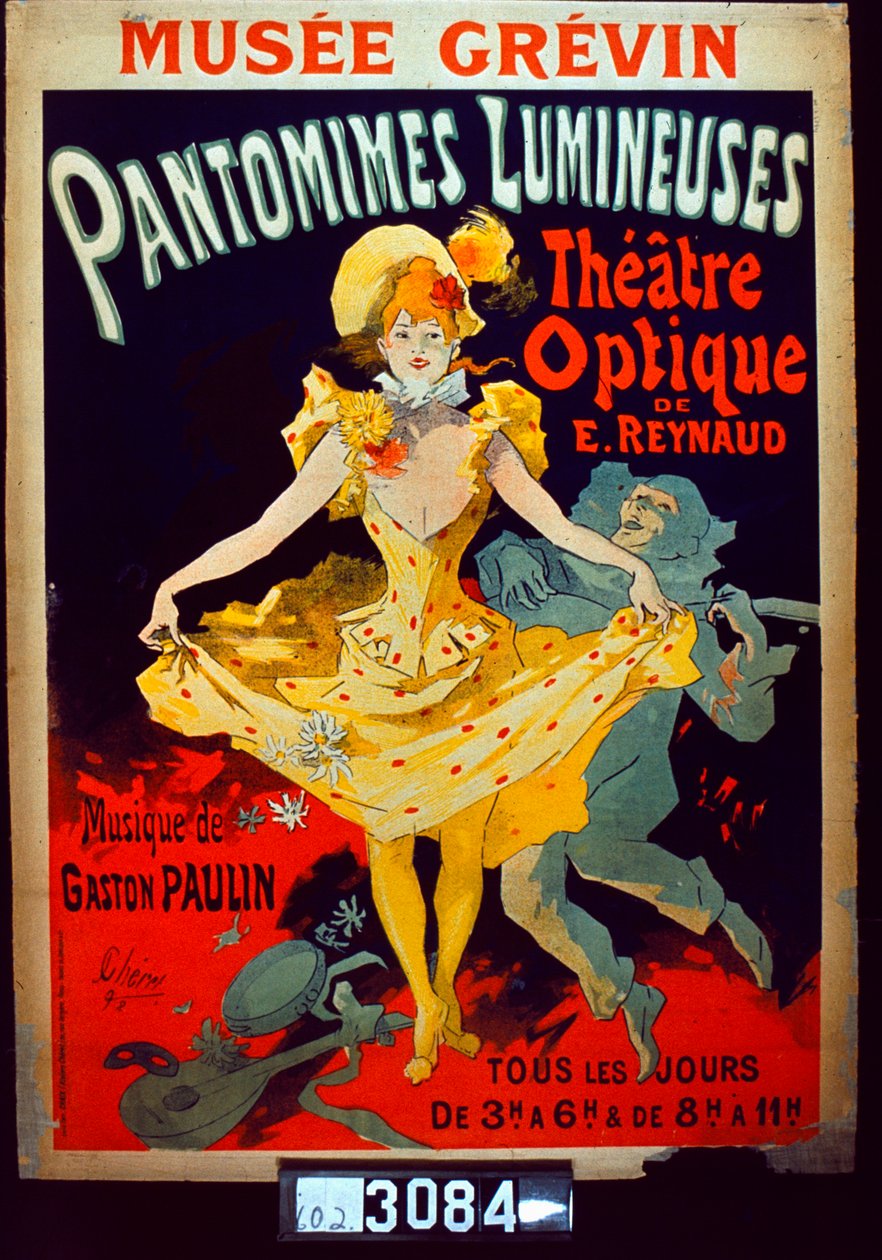 Pantomimes Lumineuses door Jules Cheret