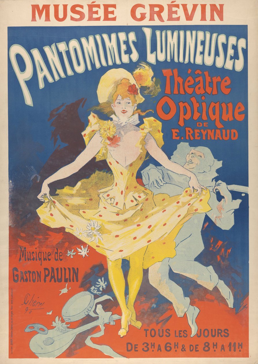 Lichtpantomimes, 1892 door Jules Cheret