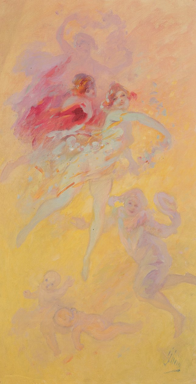 Zonder Titel, ca. 1890 door Jules Cheret