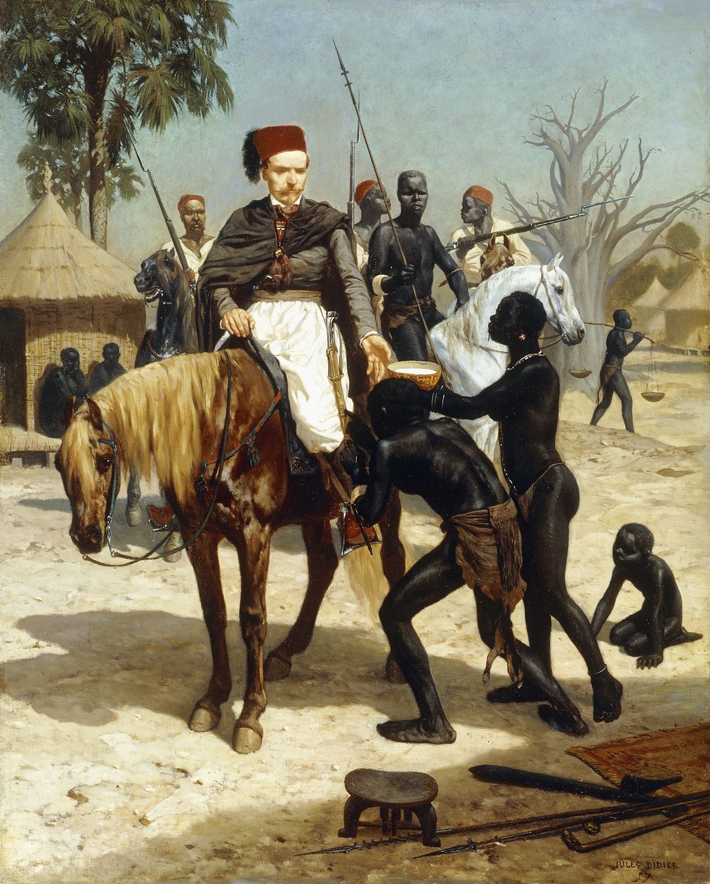 Een exotische bezoeker, 1857 door Jules Didier