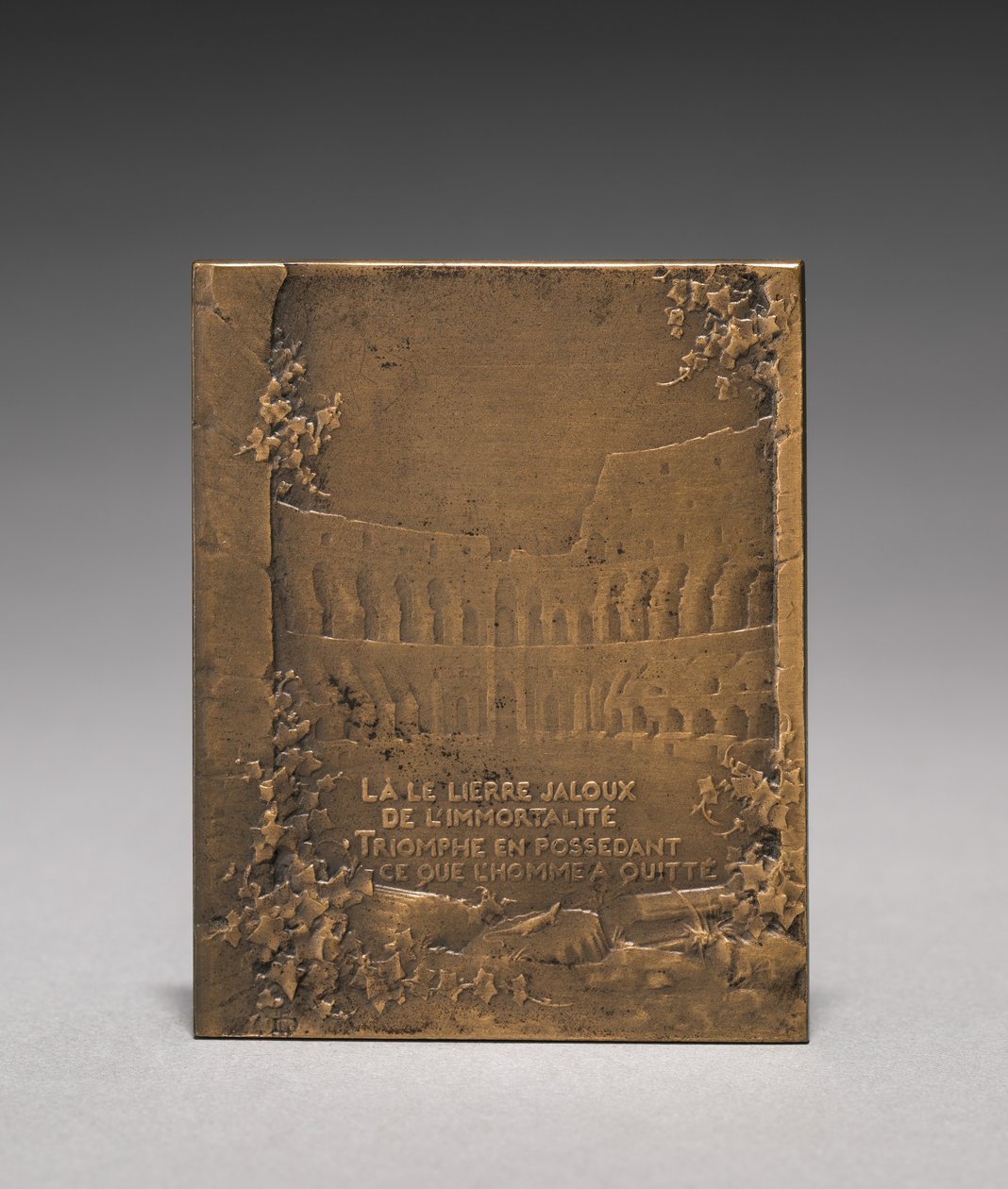 Medaille keerzijde door Jules Dupré
