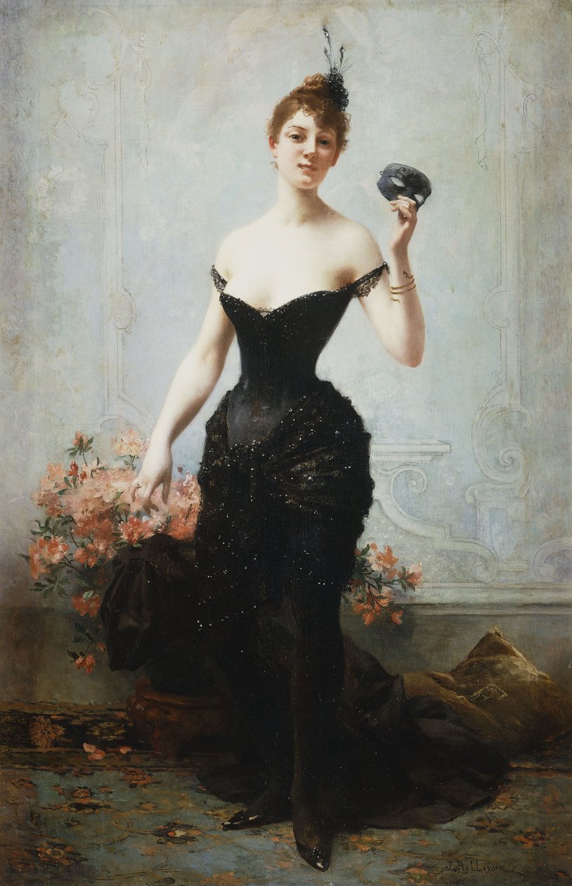 Het Gemaskerde Bal door Jules Frederic Ballavoine