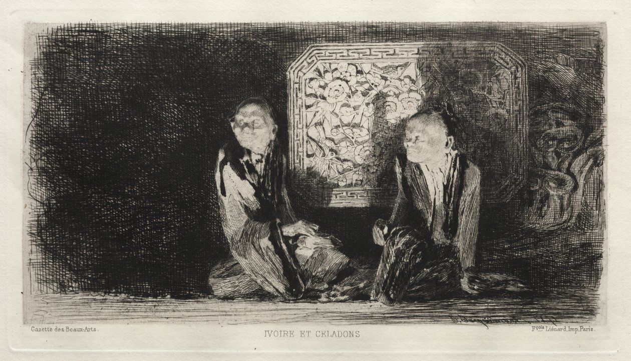 Ivoor en Celadon door Jules Jacquemart