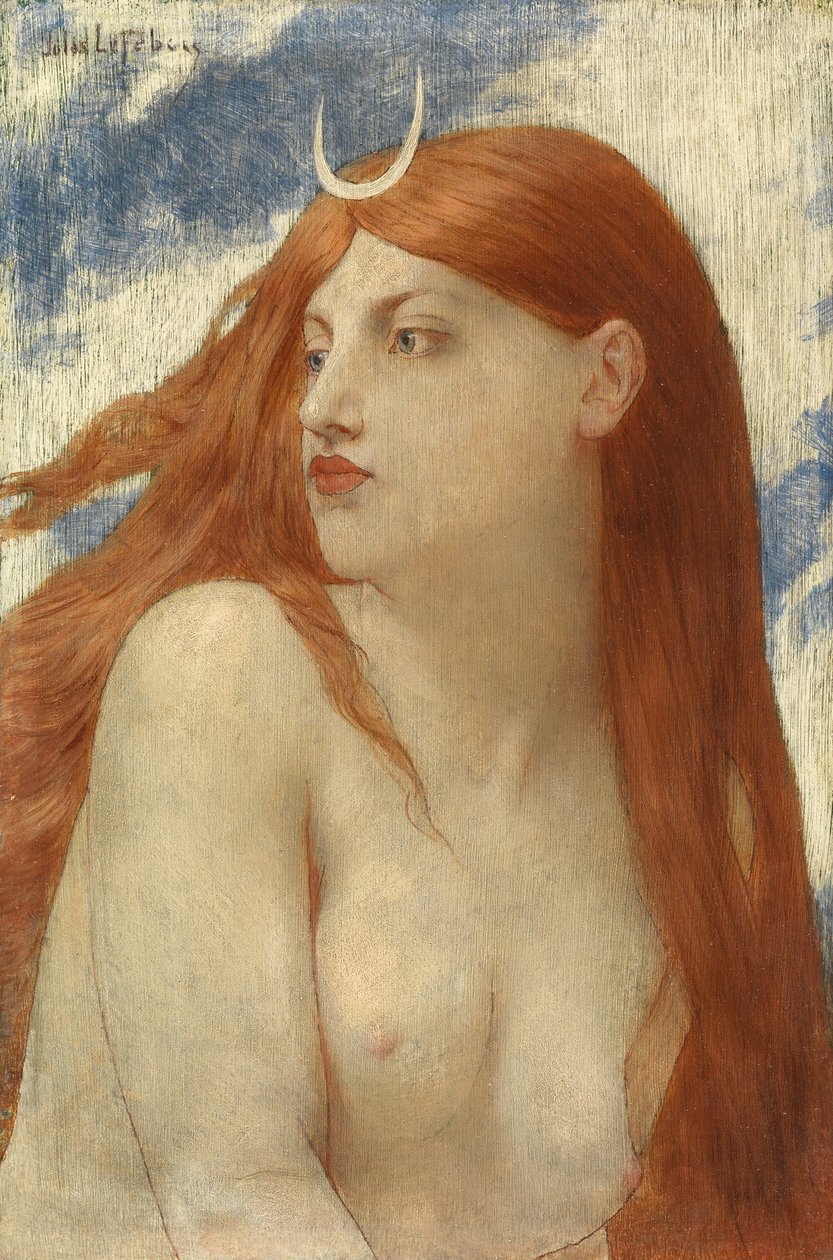 Diana, 1902 door Jules Joseph Lefebvre