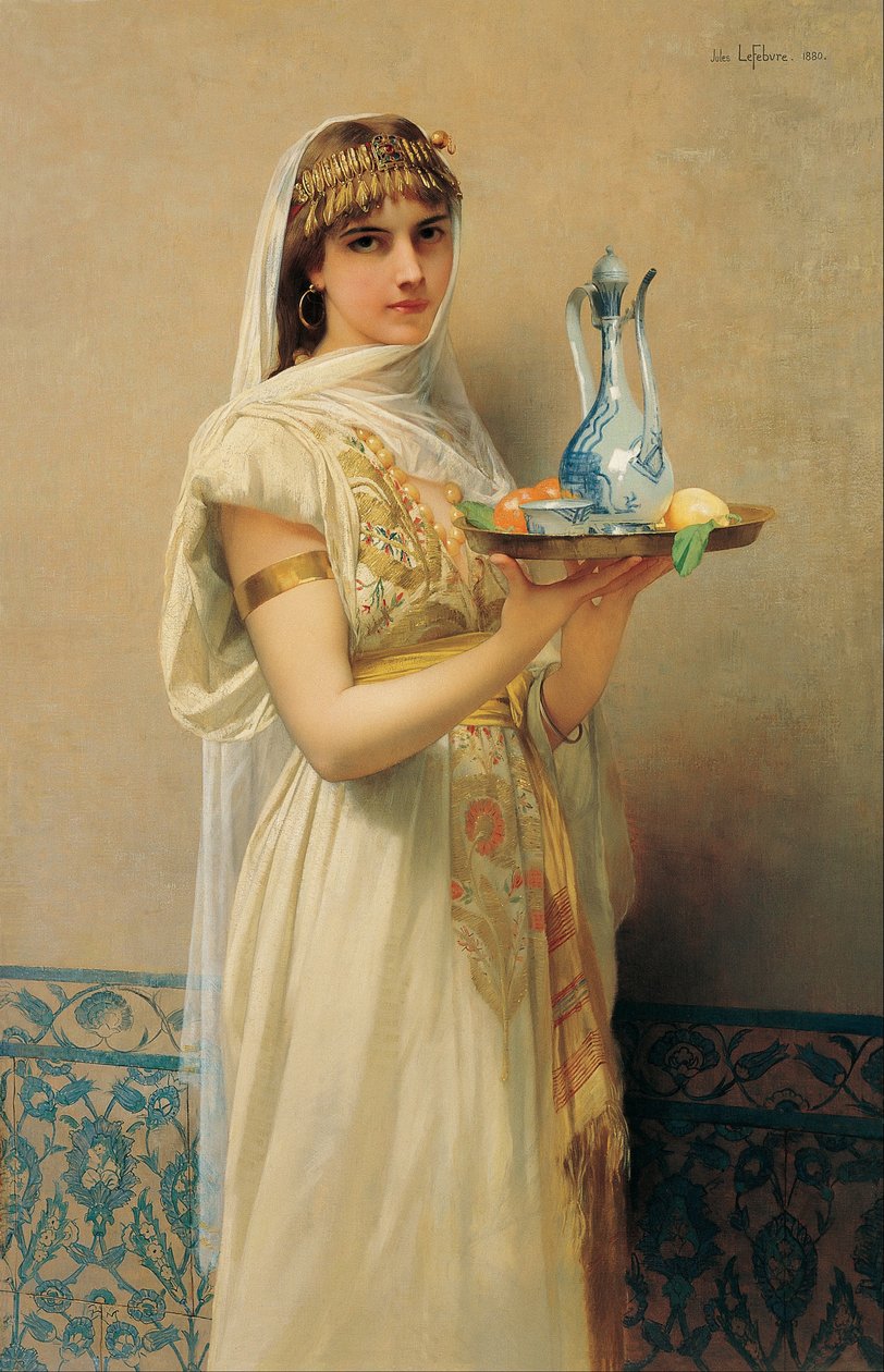 Dienaar, 1880 door Jules Joseph Lefebvre