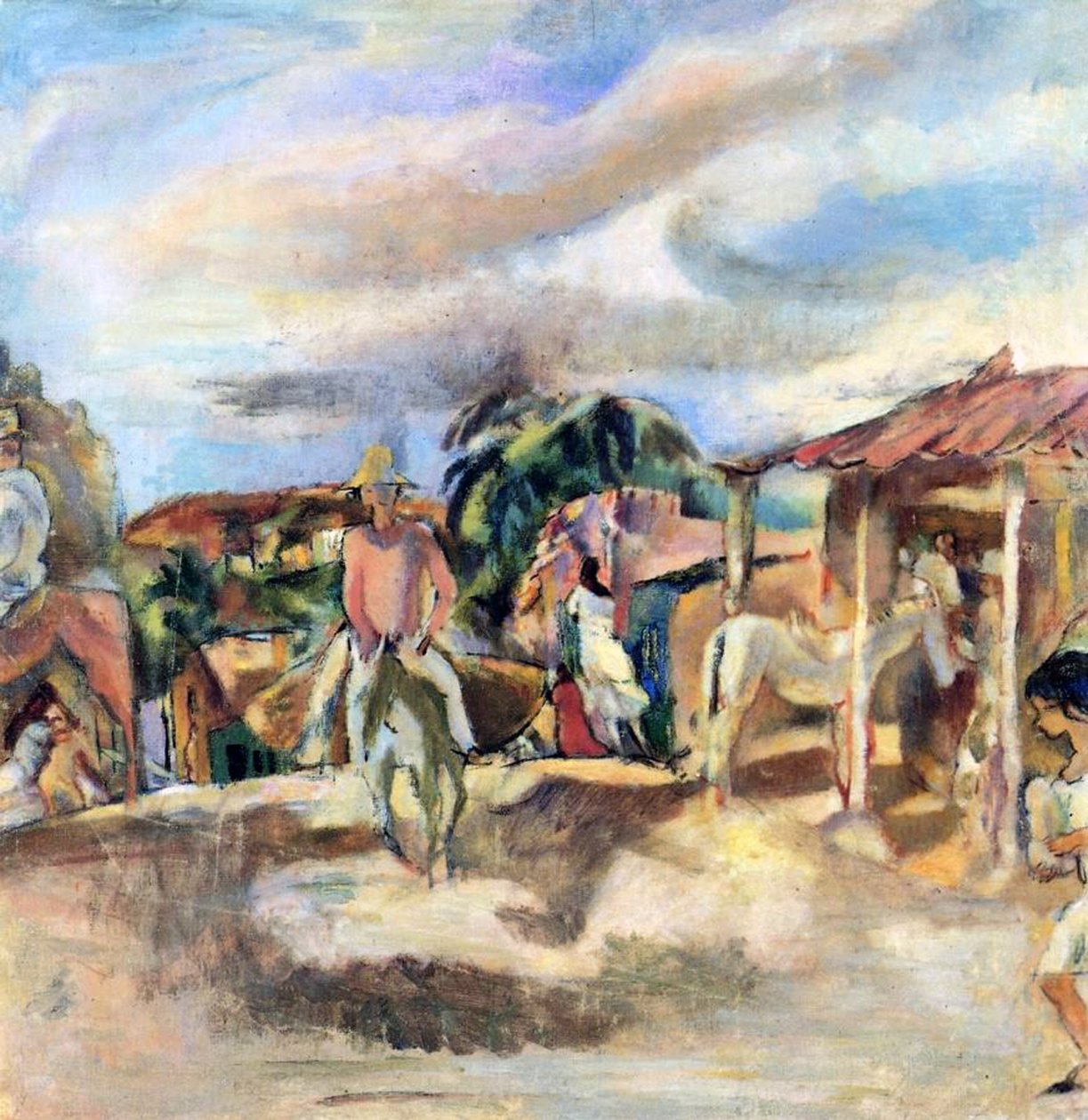 Een Cubaans Dorp door Jules Pascin