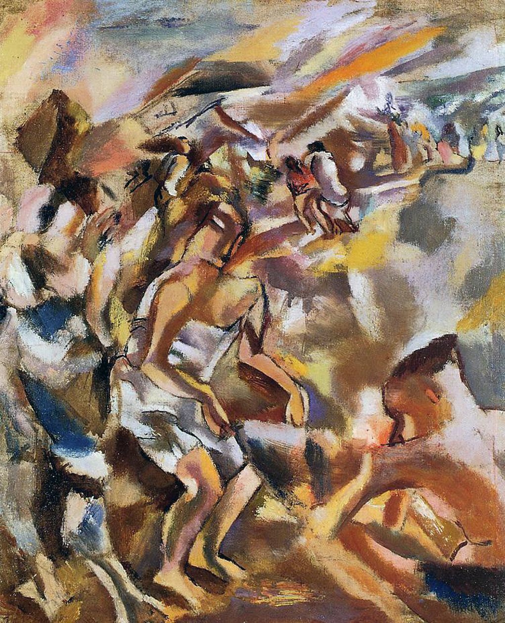 Cubaanse Figuren, 1917 door Jules Pascin
