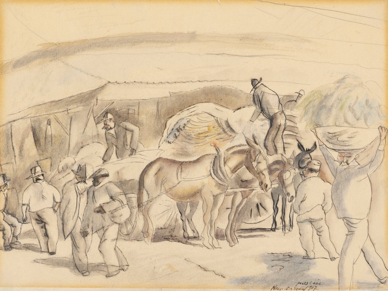Oogsters door Jules Pascin