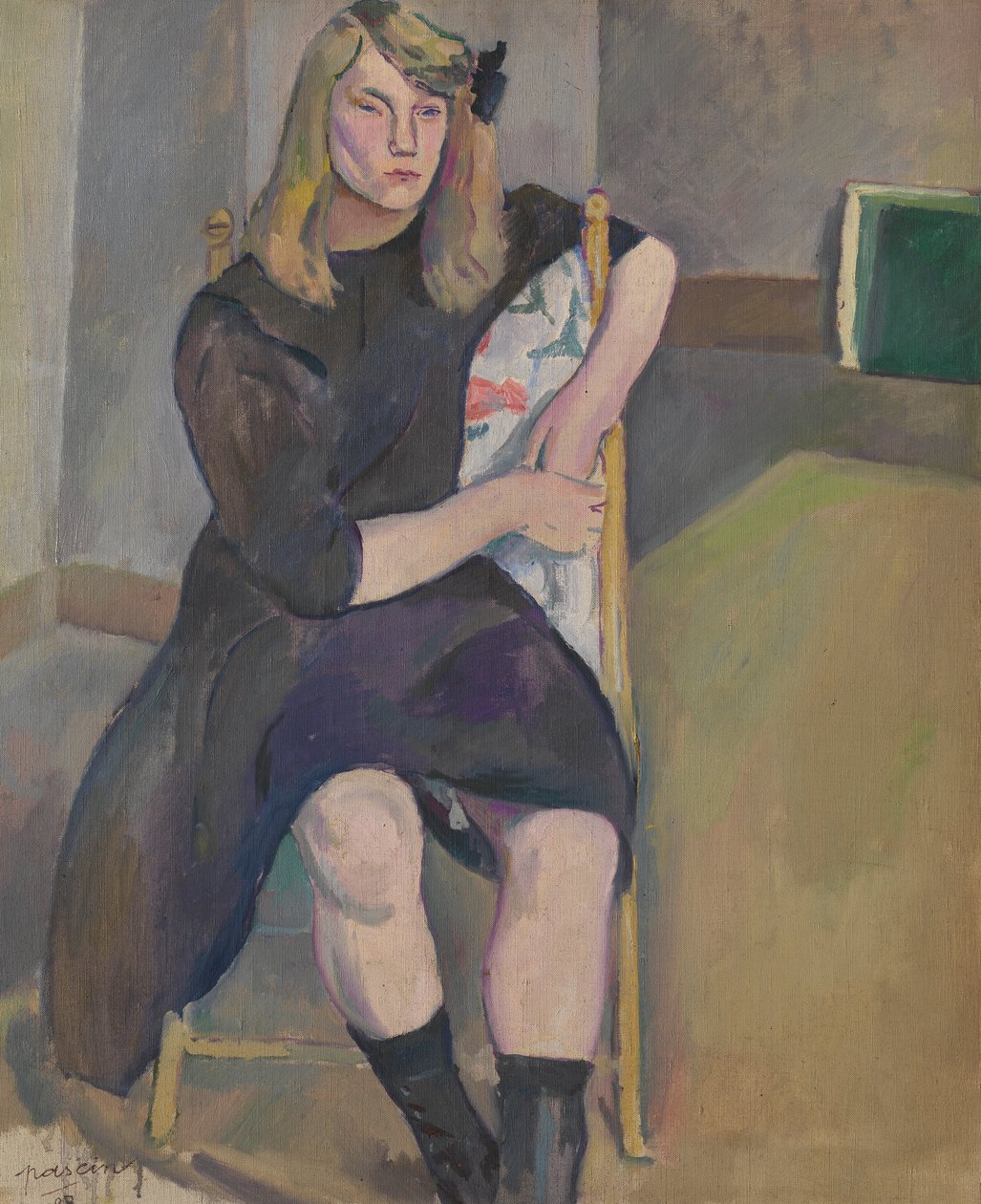 Kleine Jeanne door Jules Pascin