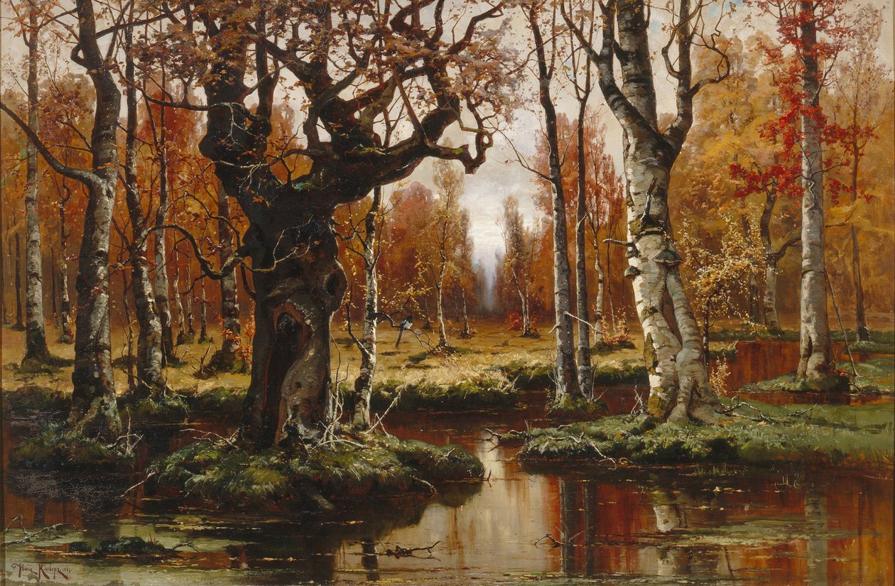 Herfst, 1881 door Juli Julievich Klever