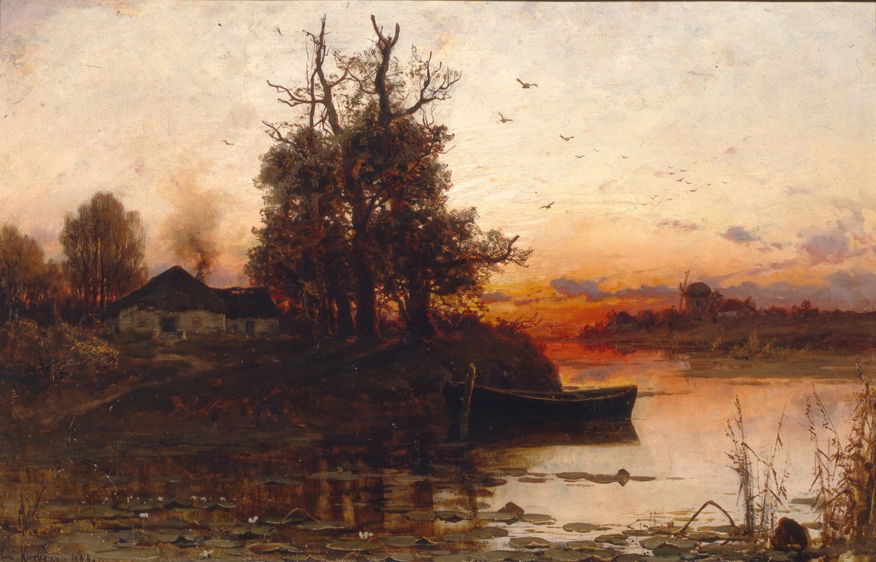 Avondstilte, 1894 door Juli Julievich Klever