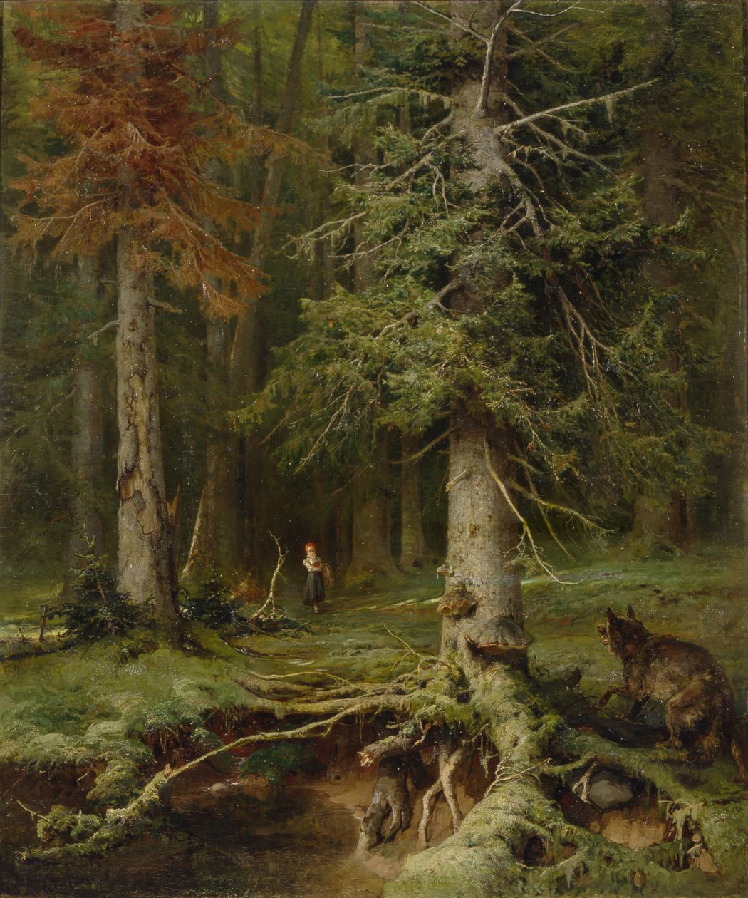 Roodkapje, 1887 door Juli Julievich Klever
