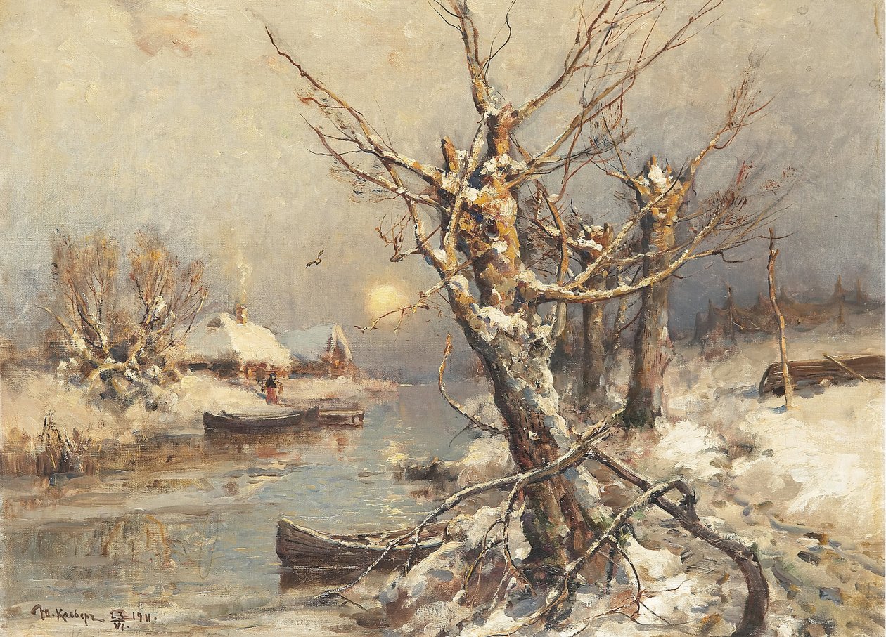 Winterzon, 1911 door Juli Julievich Klever