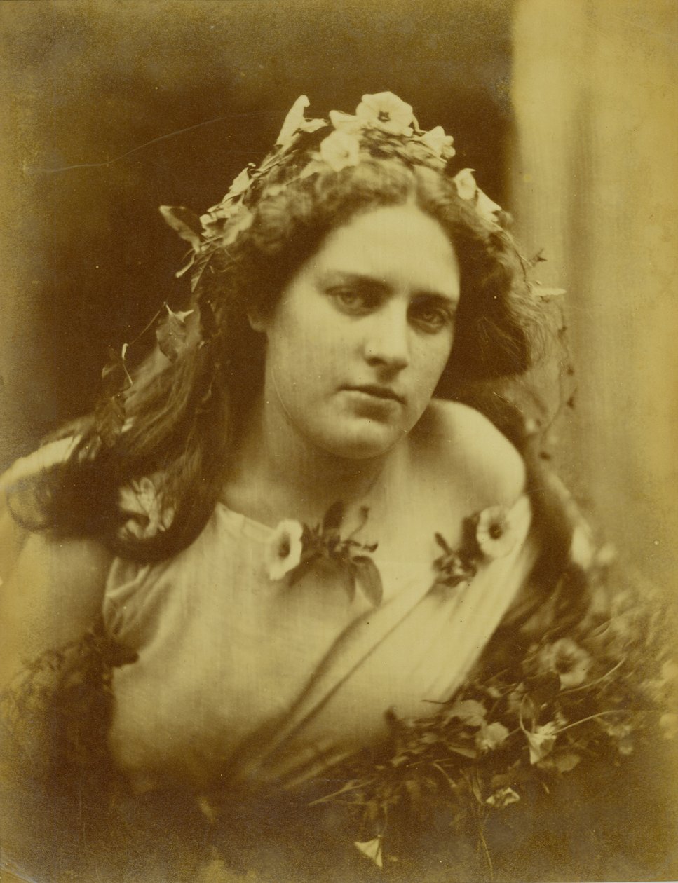 Cylene Wilson, c.1867 (albumine print) door Julia Margaret Cameron
