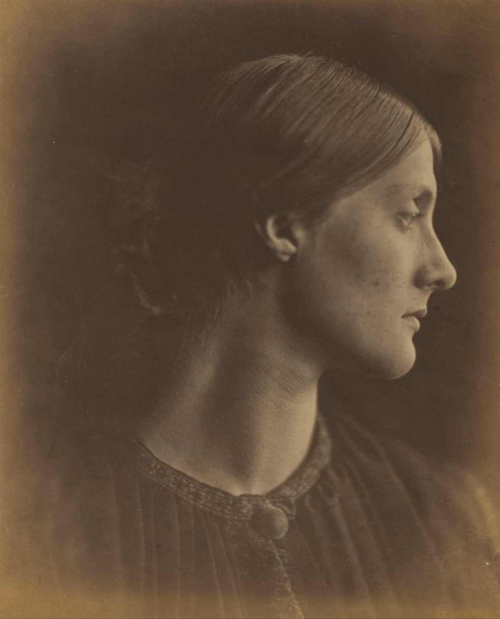 Mevrouw Herbert Duckworth (geboren Julia Jackson) door Julia Margaret Cameron