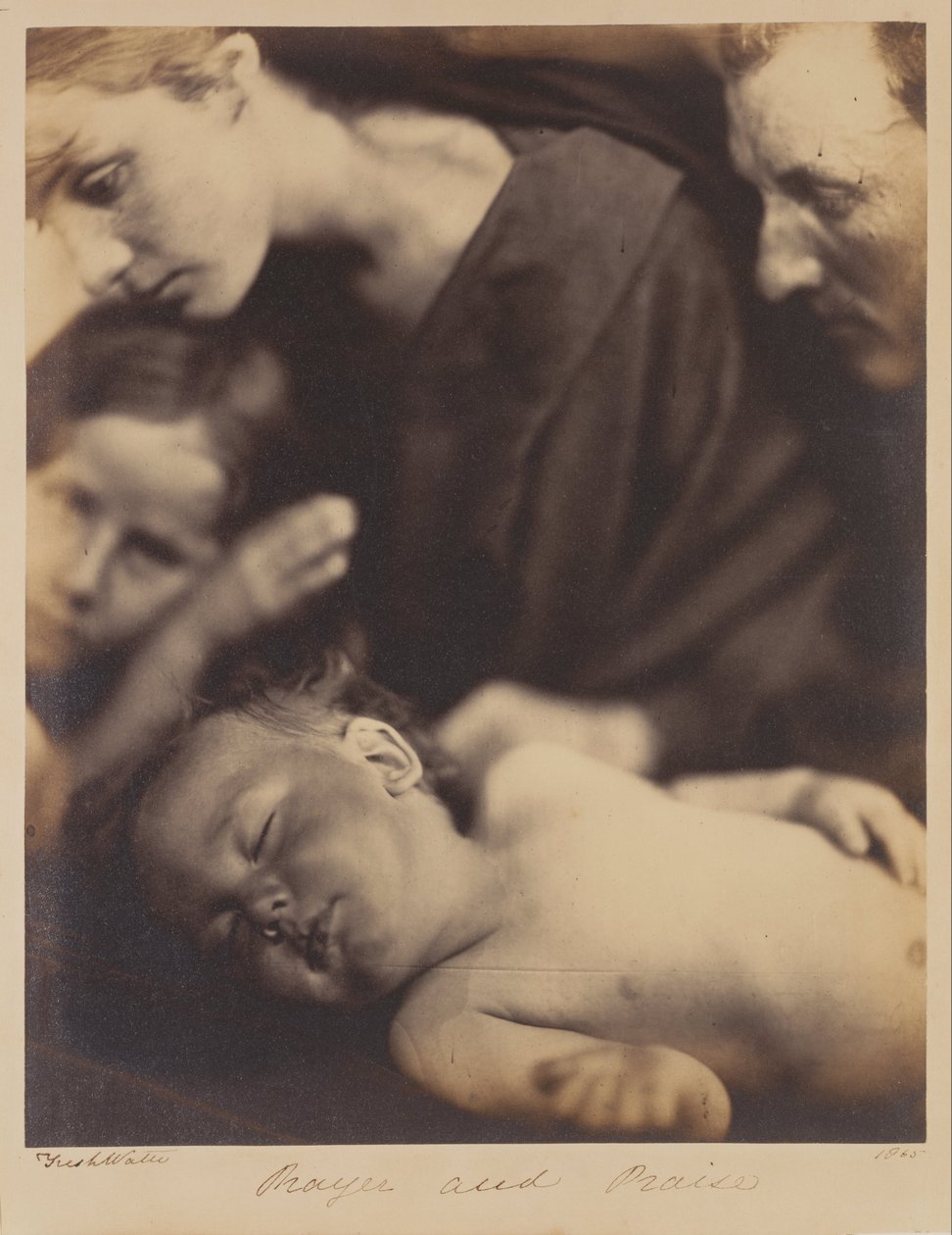 Gebed en lofzang door Julia Margaret Cameron