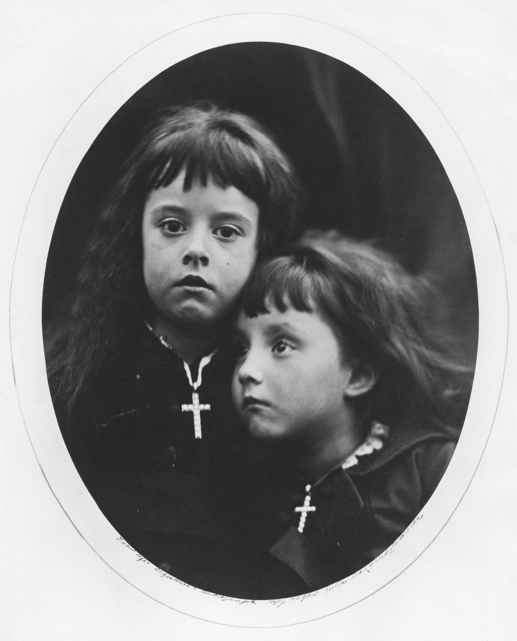 Rachel en Laura door Julia Margaret Cameron