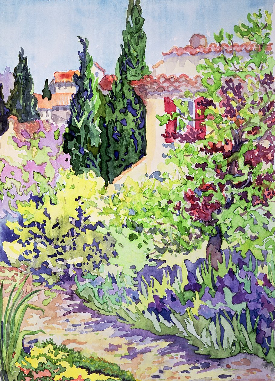 Tuin in Vaison door Julia Gibson