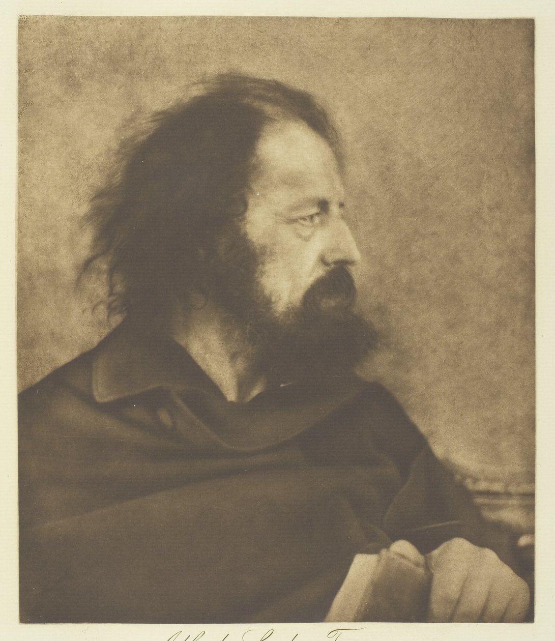 Alfred, Lord Tennyson (Vuile Monnik) door Julia Margaret Cameron