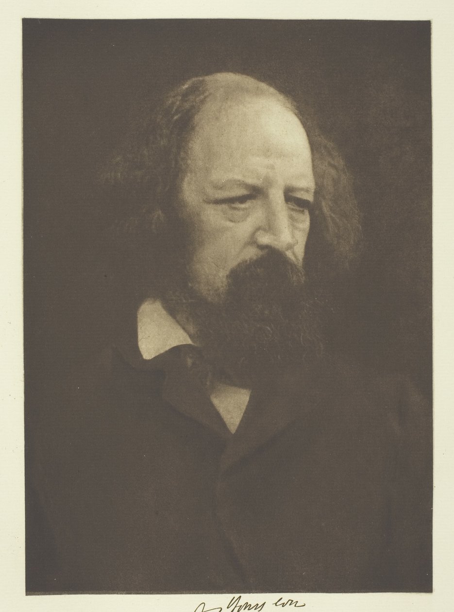 Alfred, Lord Tennyson door Julia Margaret Cameron
