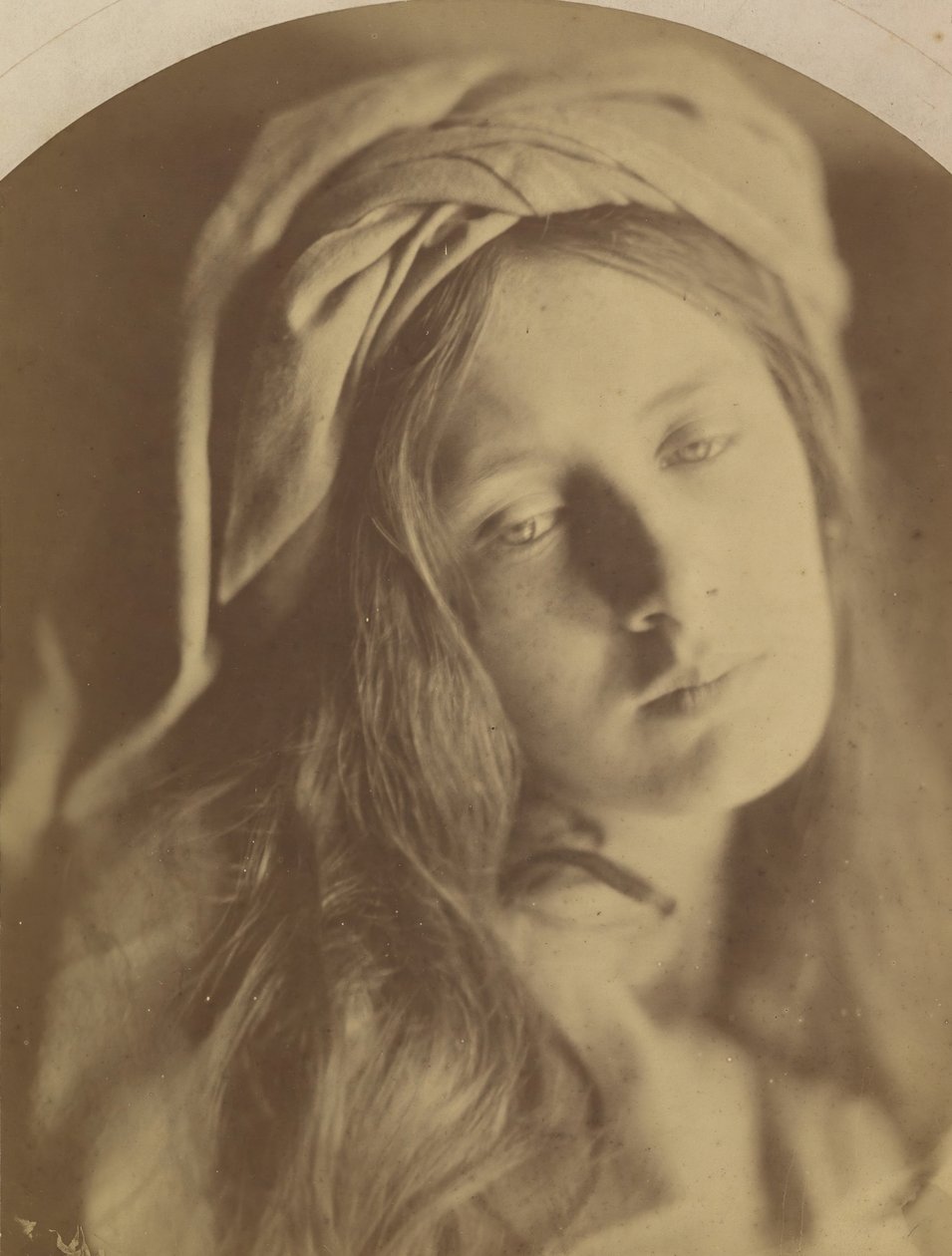 Beatrice, 1866 door Julia Margaret Cameron