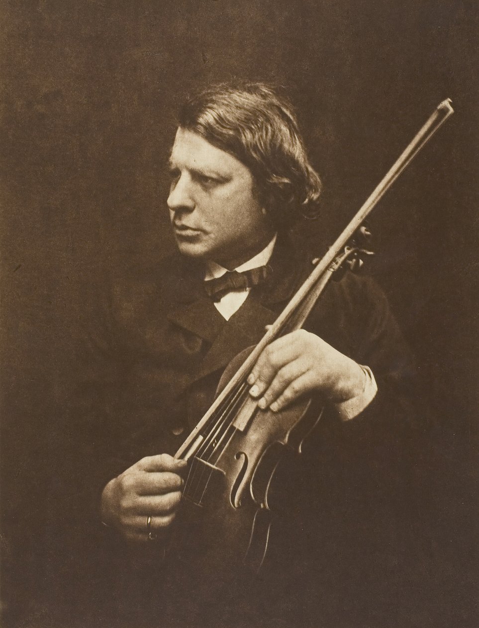 Herr Joseph Joachim, 1868, gedrukt 1875 door Julia Margaret Cameron