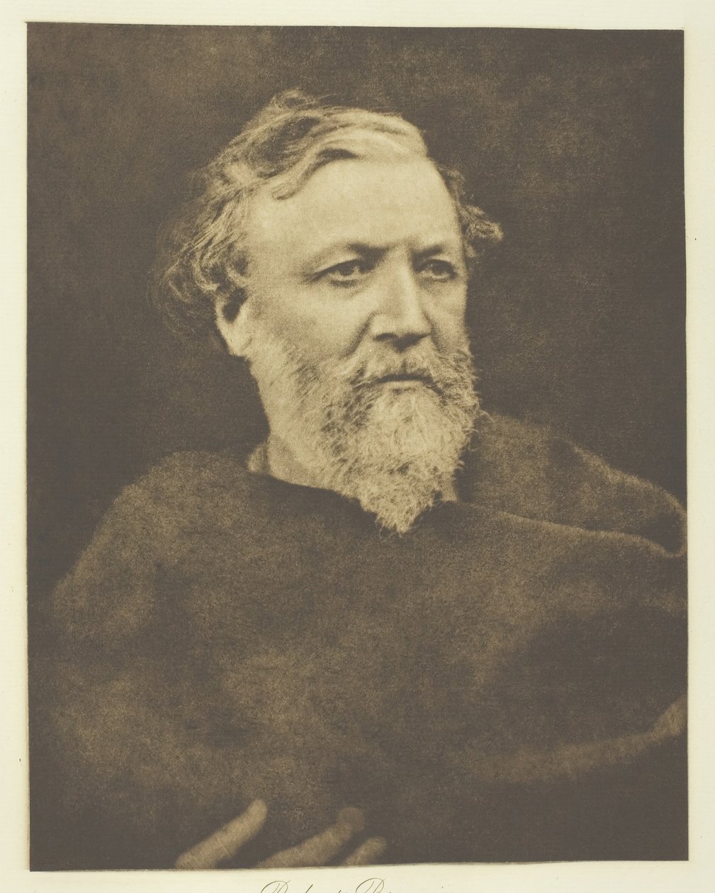 Robert Browning, 1865, gedrukt ca. 1893 door Julia Margaret Cameron