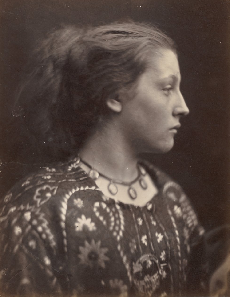 Sappho, 1865 door Julia Margaret Cameron