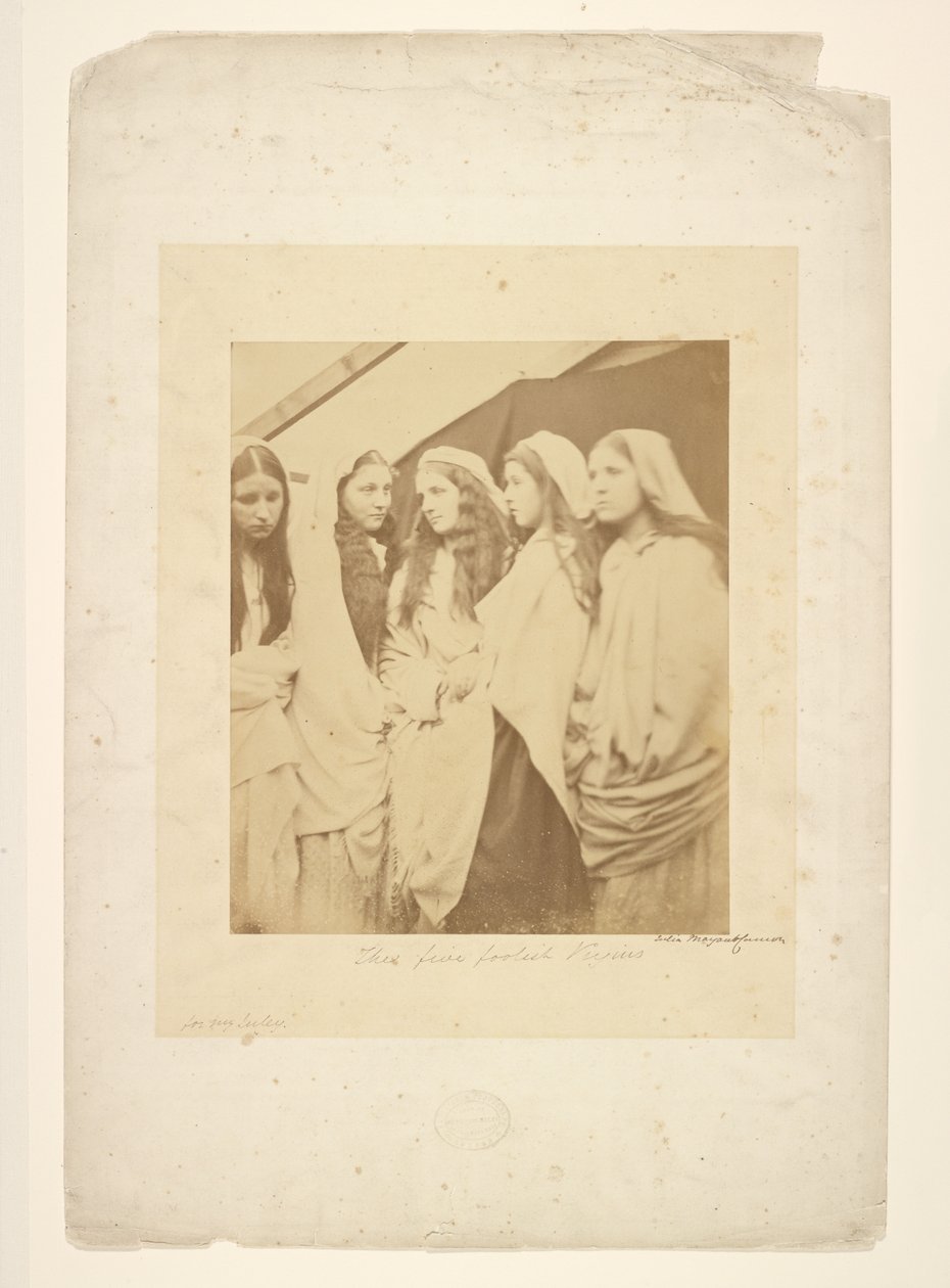De vijf dwaze maagden door Julia Margaret Cameron