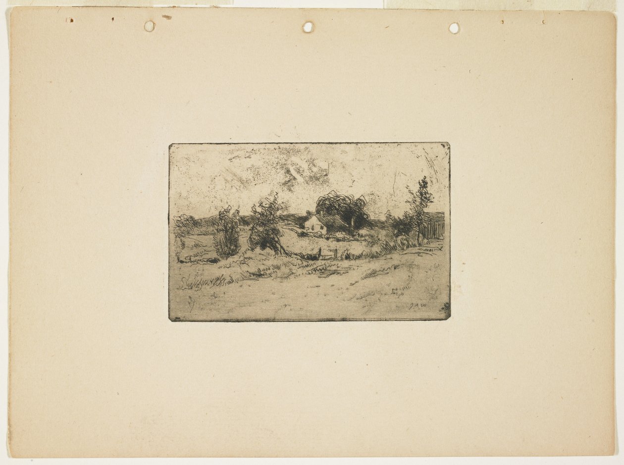 De boerderij, 1889 door Julian Alden Weir