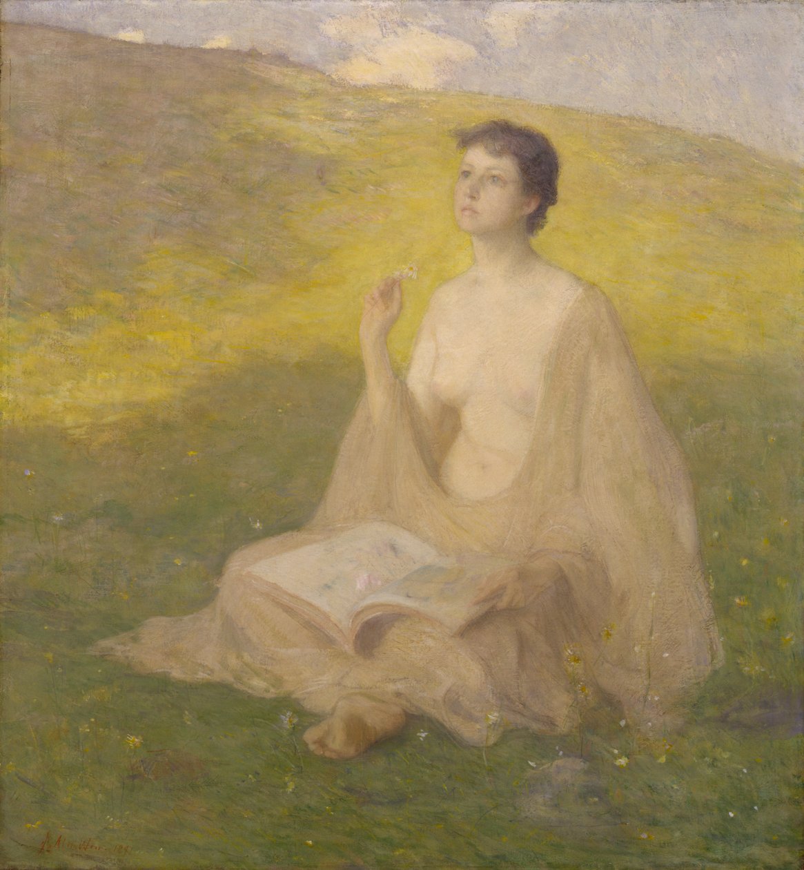 Het open boek door Julian Alden Weir