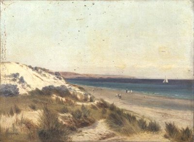 Glenelg Strand, Zuid-Australië door Julian Rossi Ashton