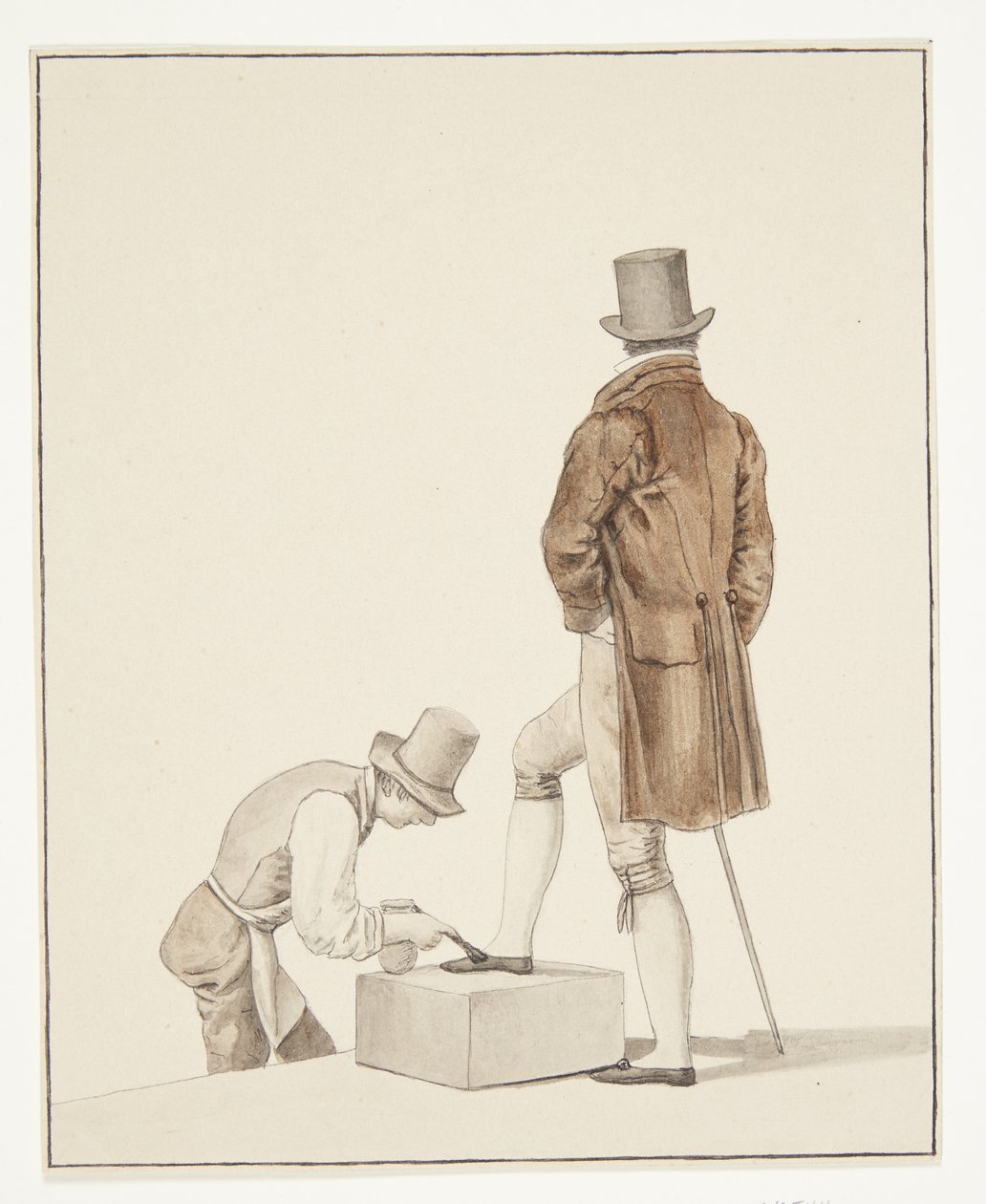 Een Schoenpoetser uit Parijs door Julie Eckersberg