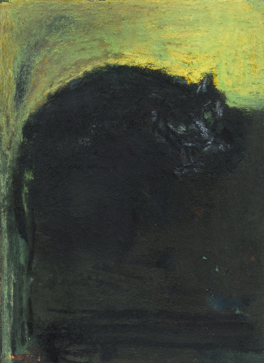 Zwarte kat, 2017 door Julie Held