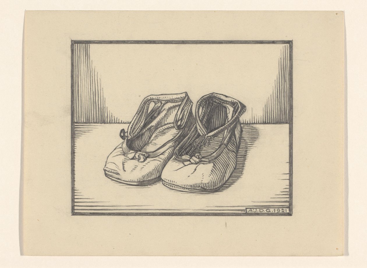 Paar schoenen door Julie de Graag (signed by artist)