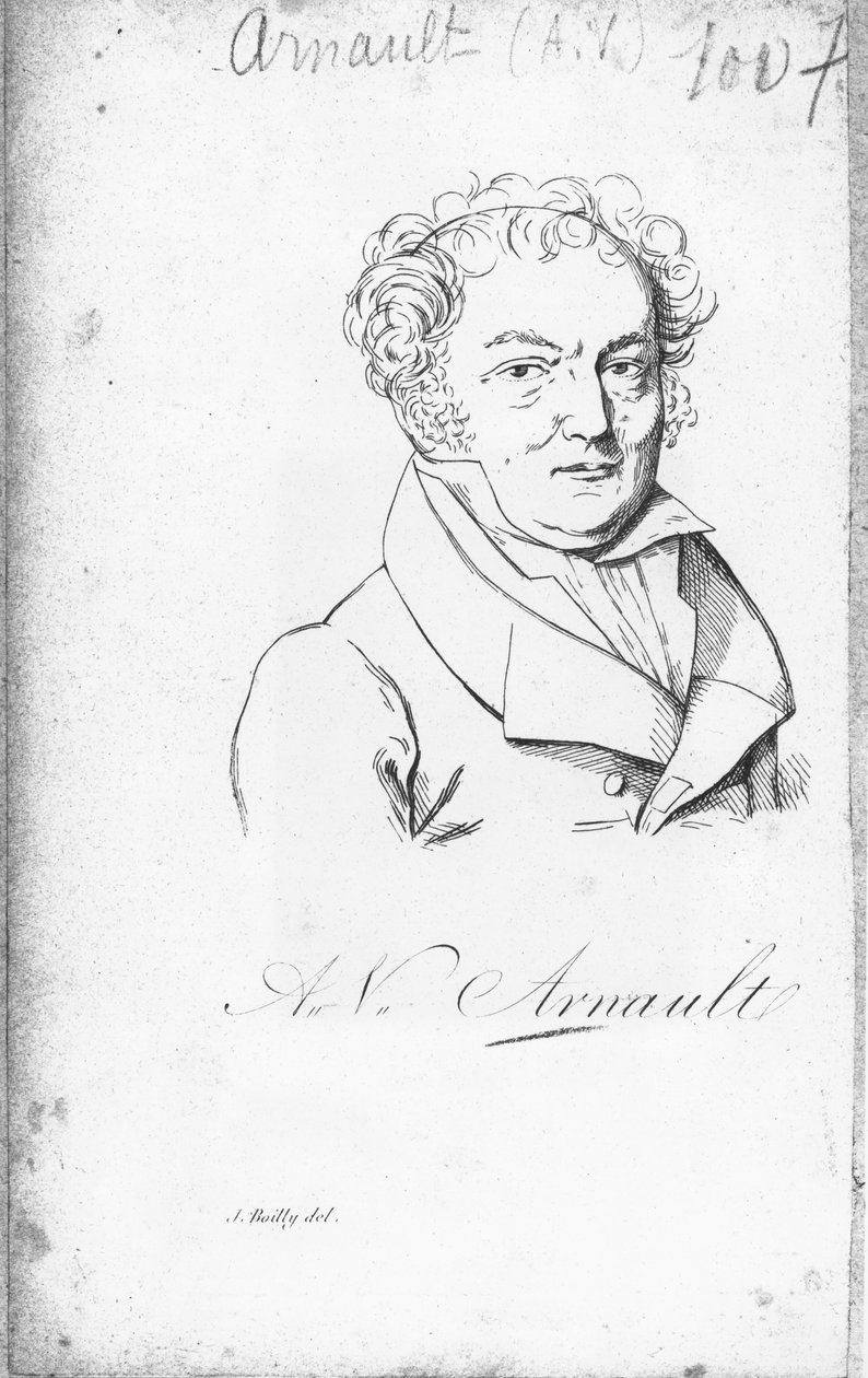 Vincent Antoine Arnault door Julien Leopold Boilly