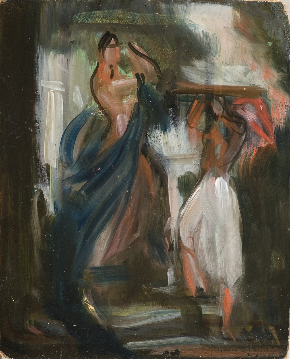 Compositie met olijven door Julio Romero de Torres