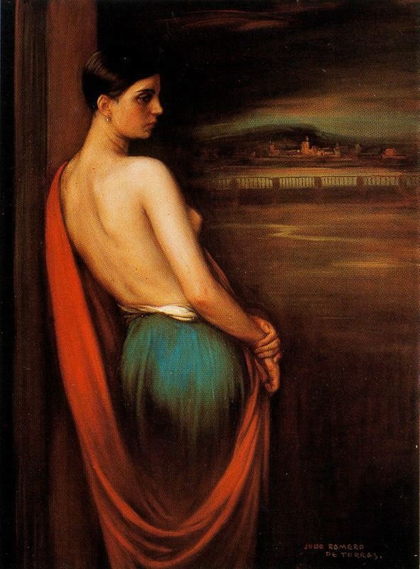 Aan de oever door Julio Romero de Torres