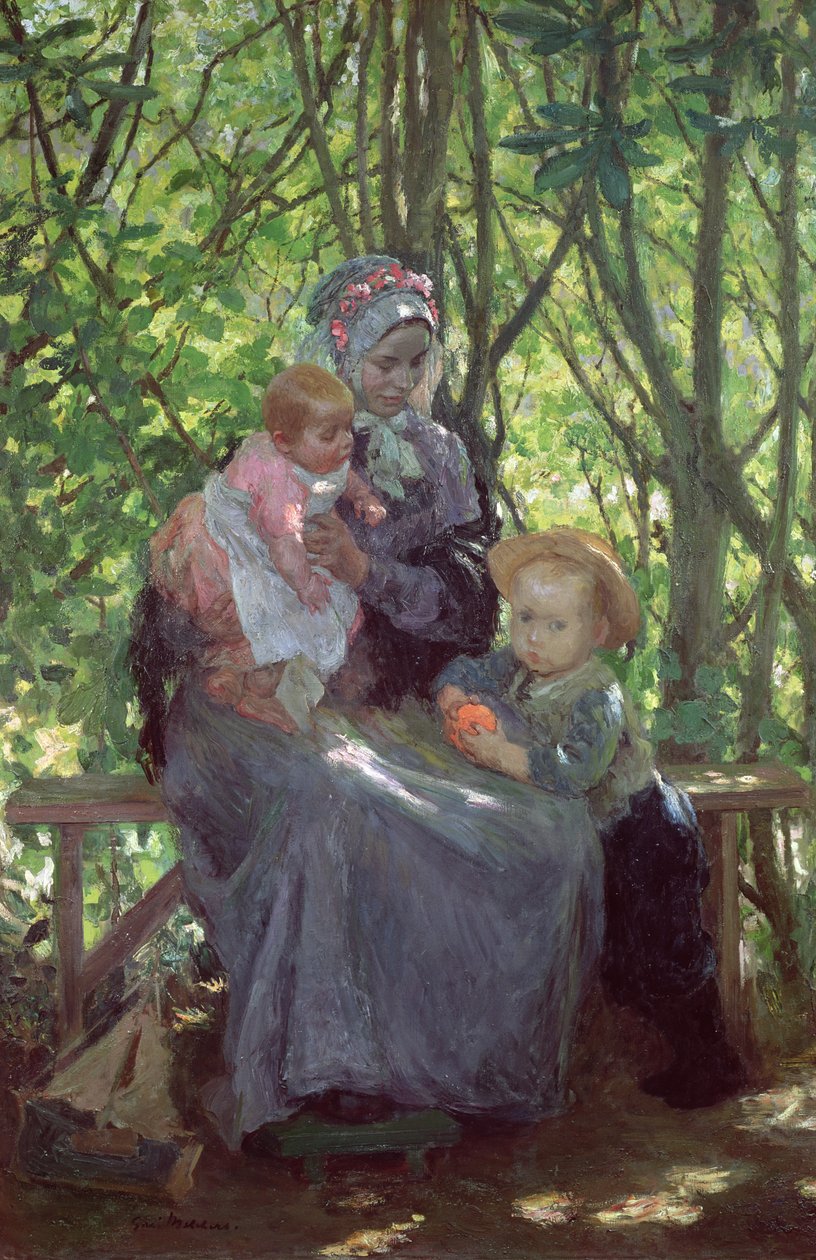 Het bos door Julius Gari Melchers