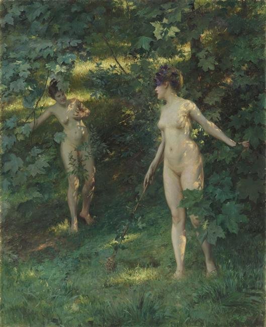 Nimfen van Nysa door Julius Leblanc Stewart