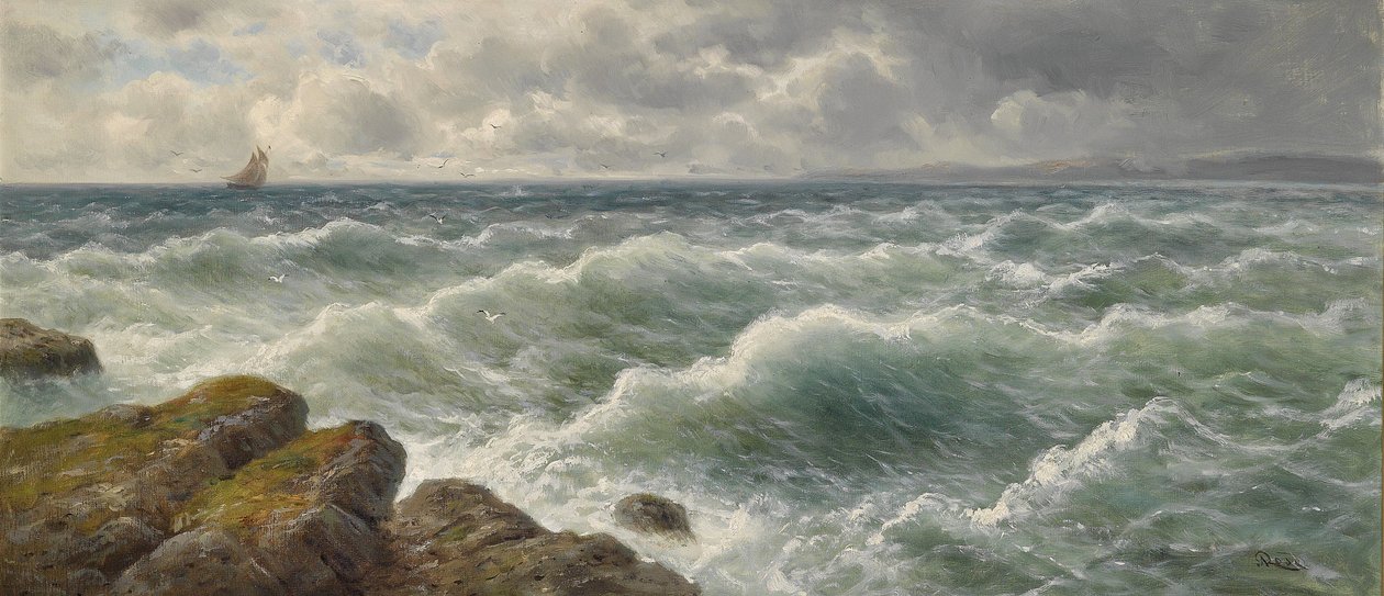 Kustlandschap door Julius Rose