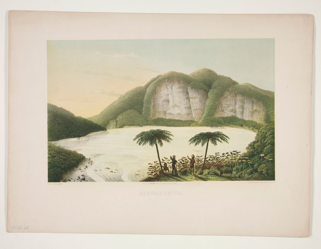 Kahwah - Patua (Witte Krater) door Julius Friedrich Tempeltey