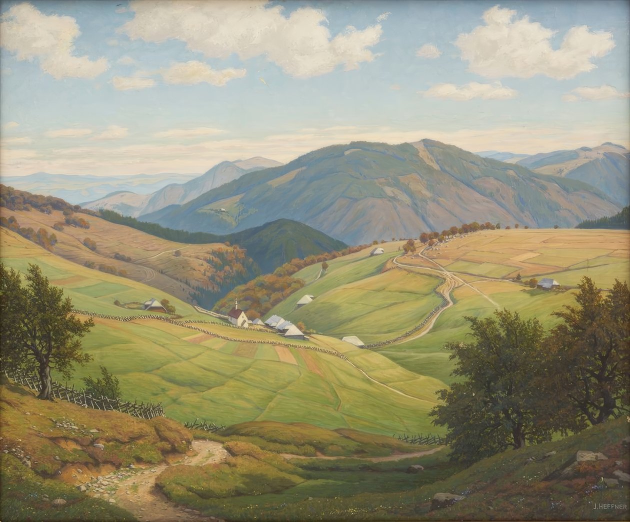 Hofsgrund am Schauinsland door Julius Heffner