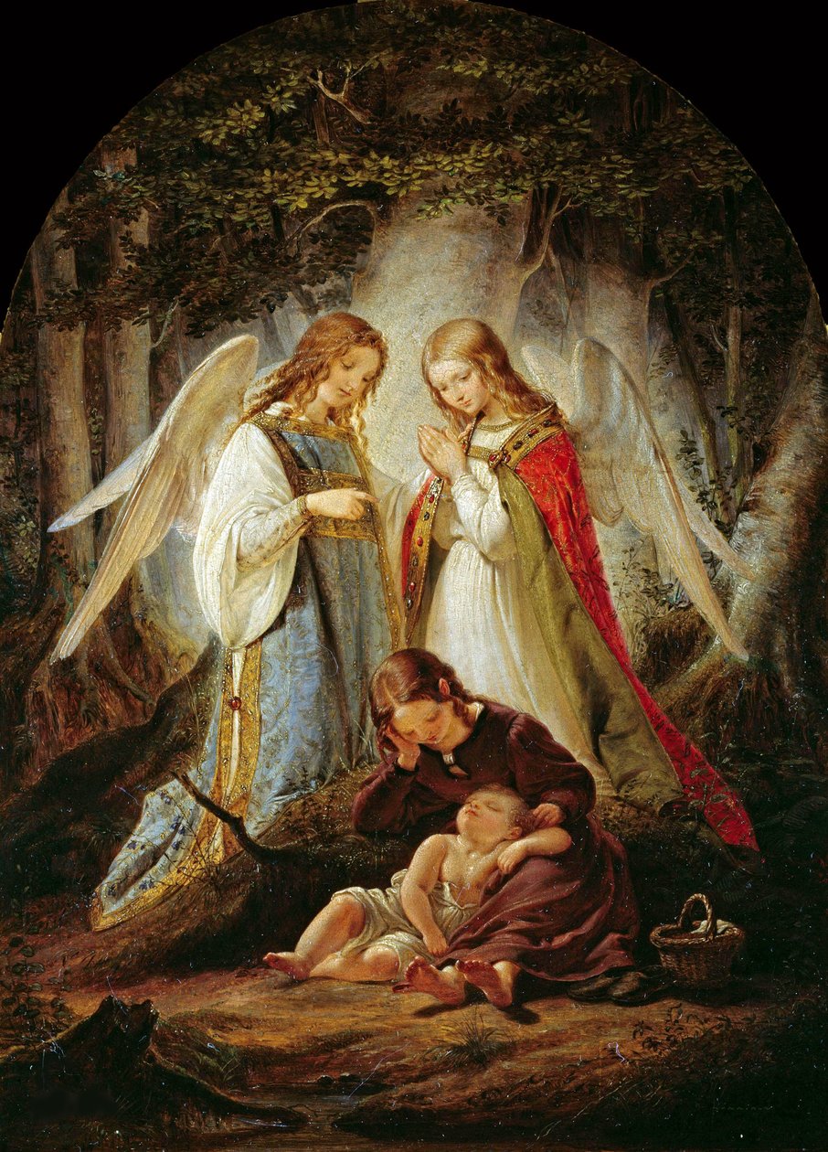 De beschermengelen door Julius Huebner