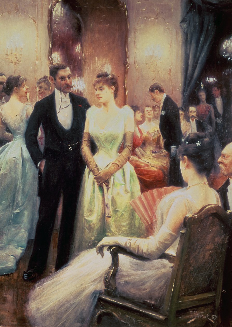 Op het Bal door Julius Leblanc Stewart