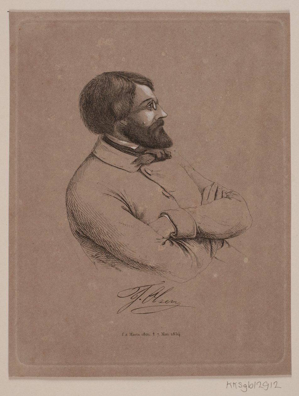 T. J. Olsen door Julius Magnus Petersen